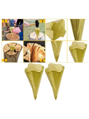 Log Splitter Axe & Wedge Set – 2 Heavy‑Duty Mauls for Firewood