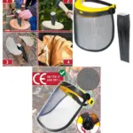 Log Splitter Safety Kit with Face Shield & Wood Splitting Wedge