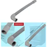 Logik 21mm Inner Dishwasher Drain Hose for LDW60B23/LDW60W23