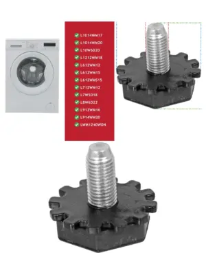 Logik Adjustable Washing Machine Leveling Foot – M10 Replacement Leg
