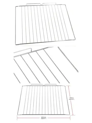 Logik Cooker Oven Shelf & Grill Wire Rack – Fits LBFANB16 & LBFANX16