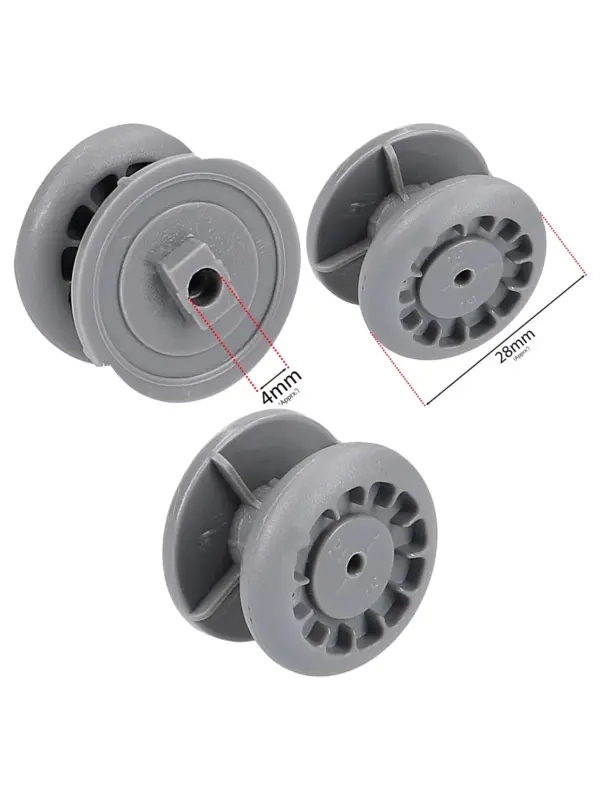 Logik Dishwasher Basket Wheel Guide & Rail for LDW45/LDW60/LID45/LID60