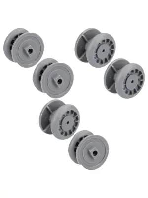 Logik Dishwasher Basket Wheels & Guide Rails (2 pcs) for LDW45/LDW60