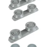 Logik Dishwasher Rack Slide Rail & Guide Wheels (LDW45/LDW60) Set 2pcs