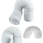 Logik Dryer Vent Hose, 4 m Length, 4‑Inch Diameter Flexible Pipe