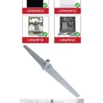 Logik Lower Spray Arm – Fits LDW60B22, LDW60W22, LID60W18 & LID60W22 Dishwashers
