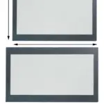 Logik Oven Door Glass Panel 520x398mm for LBFANB16 LBFANX16 LBMFMX17