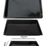 Logik Oven Drip Pan Baking Tray 462x372mm – Non‑Stick Heat‑Resistant