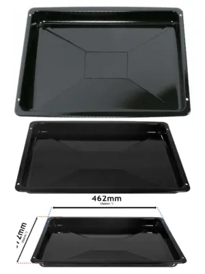 Logik Oven Drip Pan Baking Tray 462x372mm – Non‑Stick Heat‑Resistant