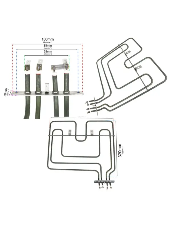 Logik Oven Grill 2200W 230V Heating Element – Fits LBFANB16 & LBFANX16