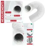 Logik Portable AC Insulated PVC Vent Hose 5m x 2.5m Aluminum Duct