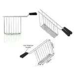 Logik Toastie Toaster Rack with Drip Tray – Perfect for Sandwiches