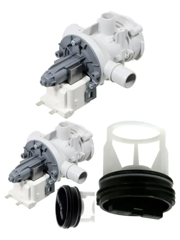 Logik Washing Machine Drain Pump & Filter – Fits L612WM13/16, L612WMB14