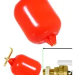 Low Pressure 1/2" Side Entry Toilet Float Valve Kit Plastic Cylinder