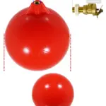 Low-Pressure Side Entry Toilet Ballcock Kit – 1/2" 2‑Valve + 4½" Float