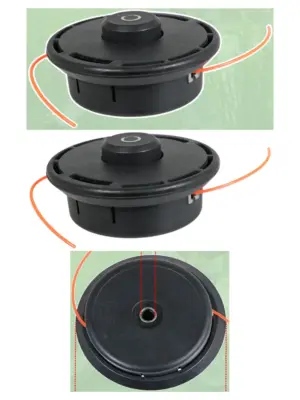M10 x 1.25mm Bump-Feed Brush Cutter Head for Garden Trimmers