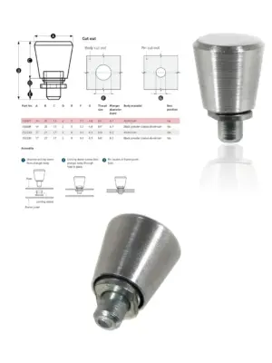 M7 Mini Index Plunger – Stainless Steel Tool for Thin‑Walled Parts