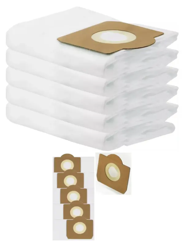 Mac Allister Dust Bags 5-Pack 16L/20L/30L for MAC25‑S/MAC19‑PR/MAC22‑PR