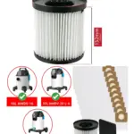 Mac Allister MWDV Vacuum Filter Sleeve Kit 16/20/30L with 10 SMS Bags