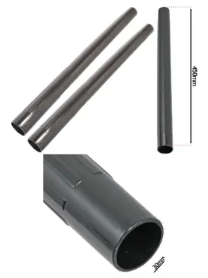 MacAllister 35mm Extension Rod for MWDV‑30/40L Vacuum