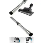 MacAllister 35mm Telescopic Tube Brush Head for MWDV-16/20 Models