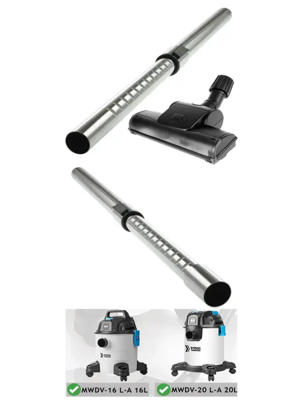 MacAllister 35mm Telescopic Tube Brush Head for MWDV-16/20 Models