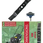 MacAllister 40cm Blade for MLMP300H40/MLMP300SP40 Mower with Sharpener