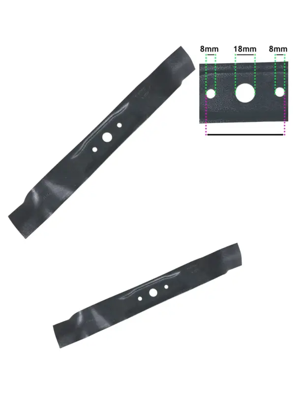 MacAllister 46cm Mulching Lawn Mower Blade - MPRM 46SP Replacement