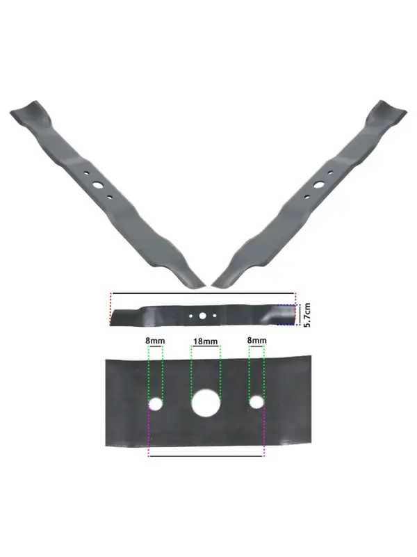 MacAllister 51cm Replacement Lawn Mower Blade MPRM53SP
