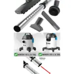 MacAllister Brush Rod Kit for 30L & 40L Tubes 35mm Pipe Cleaner