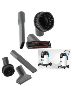 MacAllister Mini Tool Kit 35mm Vacuum Nozzle Set for 30L and 40L