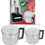Magimix CS5200/XL Clear Mixing Bowl with Black Handle Processor Part