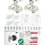 Magnetic Door Hinge Kit for Logik Washers – 20 pcs fits LI8W6D17/20