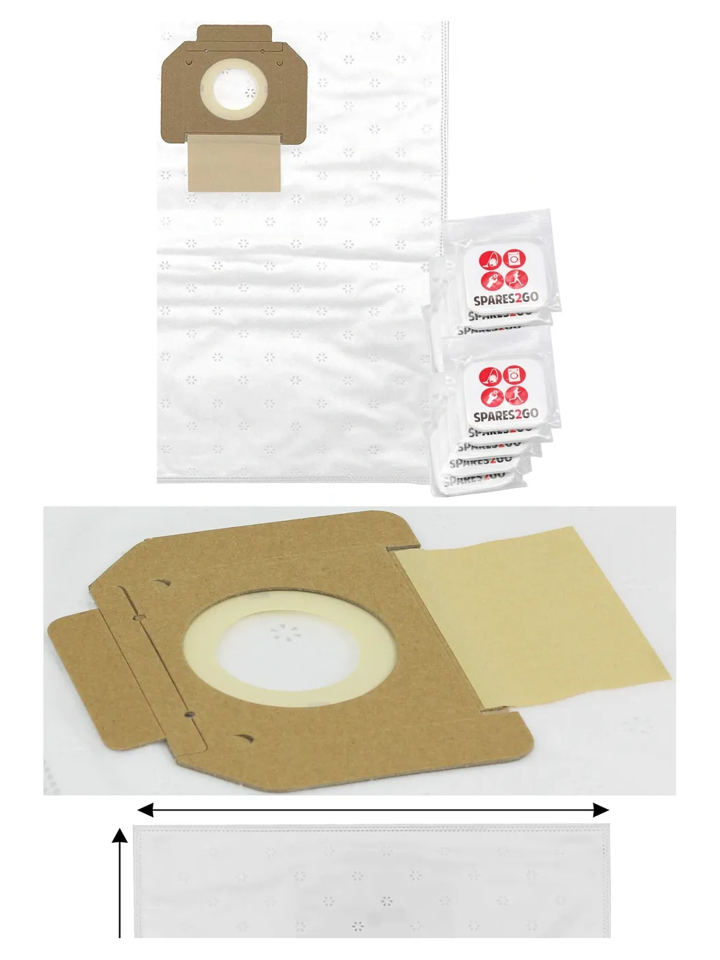 Makita 446L Vacuum Dust Bags for VC2000/VC3000/9000 10 Pack with scent