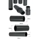 Makita Dust Port Hose Adapter Set 32/35/38mm for Sanders & Saws - 6