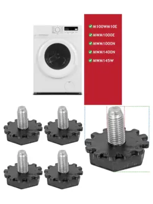 Matsui Adjustable Washing Machine Legs – 4 Pack, Fits M10/M100 Models
