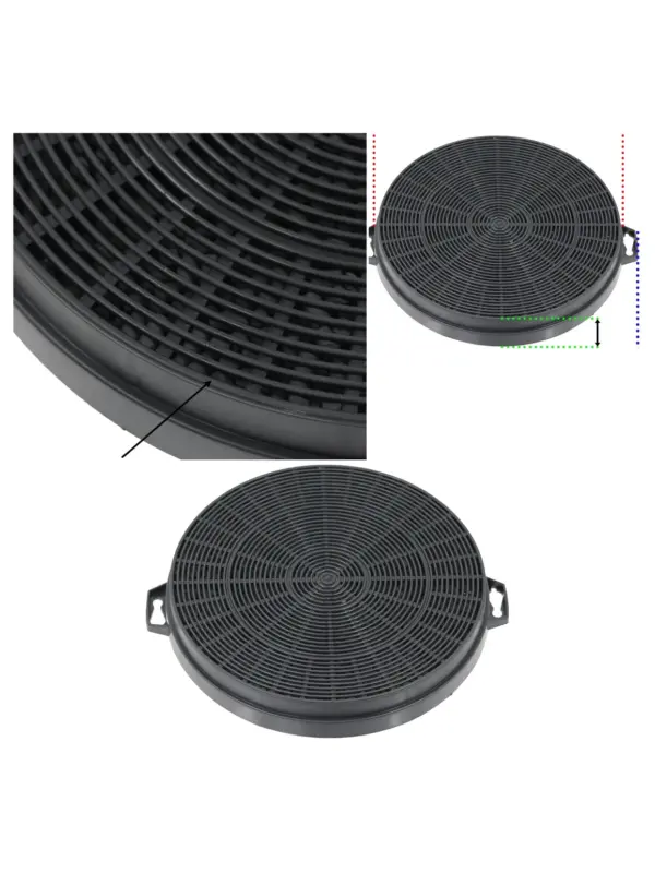 Matsui Range Hood Carbon Charcoal Filter – Vent Replacement