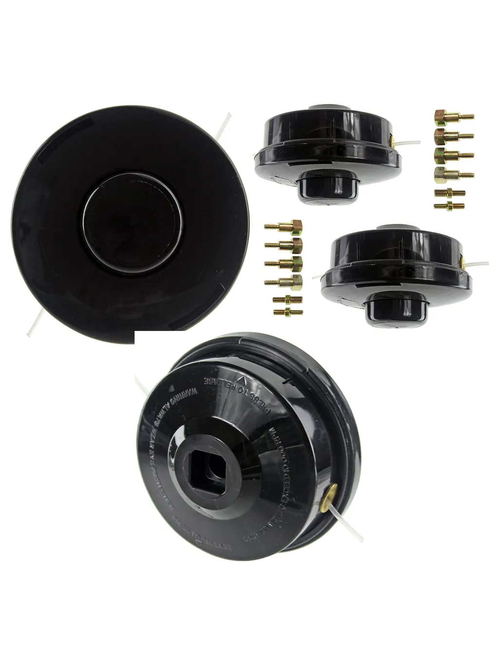 McCulloch Dual-Line Bump-Feed Spool Head for Trimmer – 2 Pack
