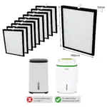 MEACO 20L Low Energy Platinum Dehumidifier HEPA Filter – Pack of 9