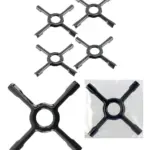 Medium 150mm Ceramic Trivet Set – 4 Gas Hob Pan Supports for Moka Pots