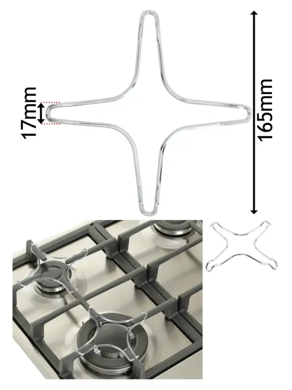 Medium 165mm Gas Hob Moka Trivet – Pan Support Stand