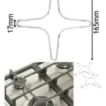 Medium 165mm Gas Stove Pan Support Trivet Set – 2 Moka‑style Stands