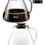 Melitta 1L Borosilicate Glass Coffee Jug with Pour‑Over Filter