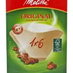 Melitta Brown Paper Coffee Filters – 40 Pack for 1‑6 Drip Machines