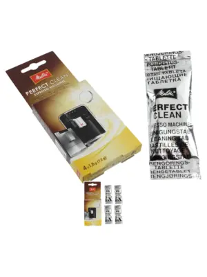 Melitta Perfect Clean Descaling Tablets for Coffee Machines – 4 Pack