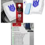 Miele 3D Vacuum Bags & HEPA Filter – 12 Pack for GN, S, C, CX
