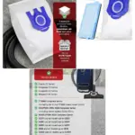 Miele 3D Vacuum Bags + HEPA Filter, 8 Pack for GN, S, C, CX