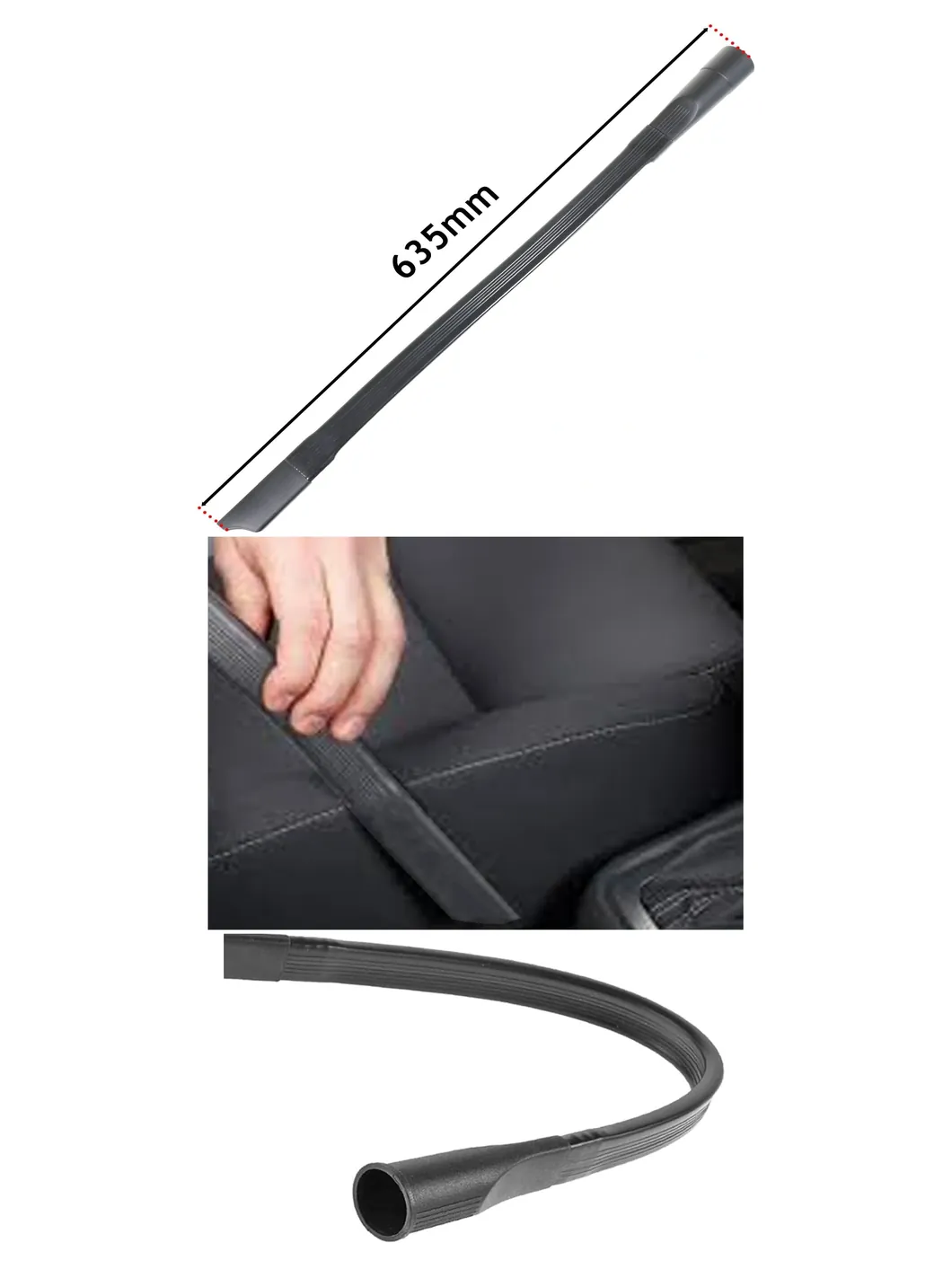Miele C1‑C3 Flexible Crevice Tool for Pet Hair – Long Nozzle SFD‑20