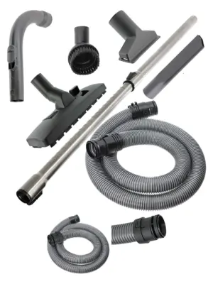Miele C1 Vacuum Telescopic Extension Wand 1.7m 38mm Silver Hose Kit