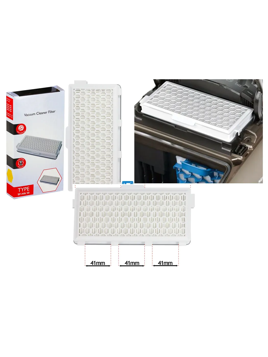 Miele C2/C3 Compact HEPA Filter SF-HA 50 – Ideal for Pet Hair